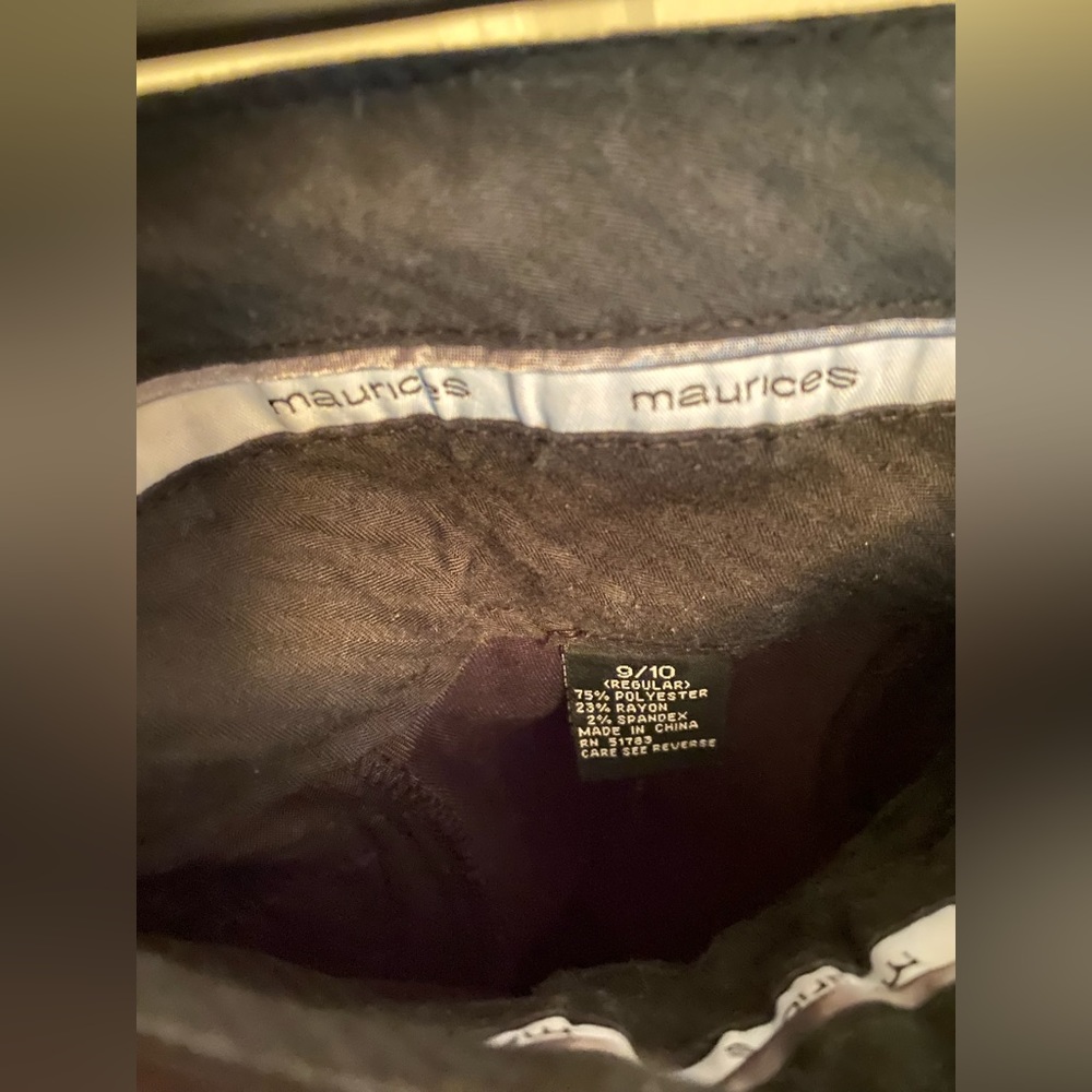 Maurices Black Boot Cut Pant -EUC - Picture 4 of 5